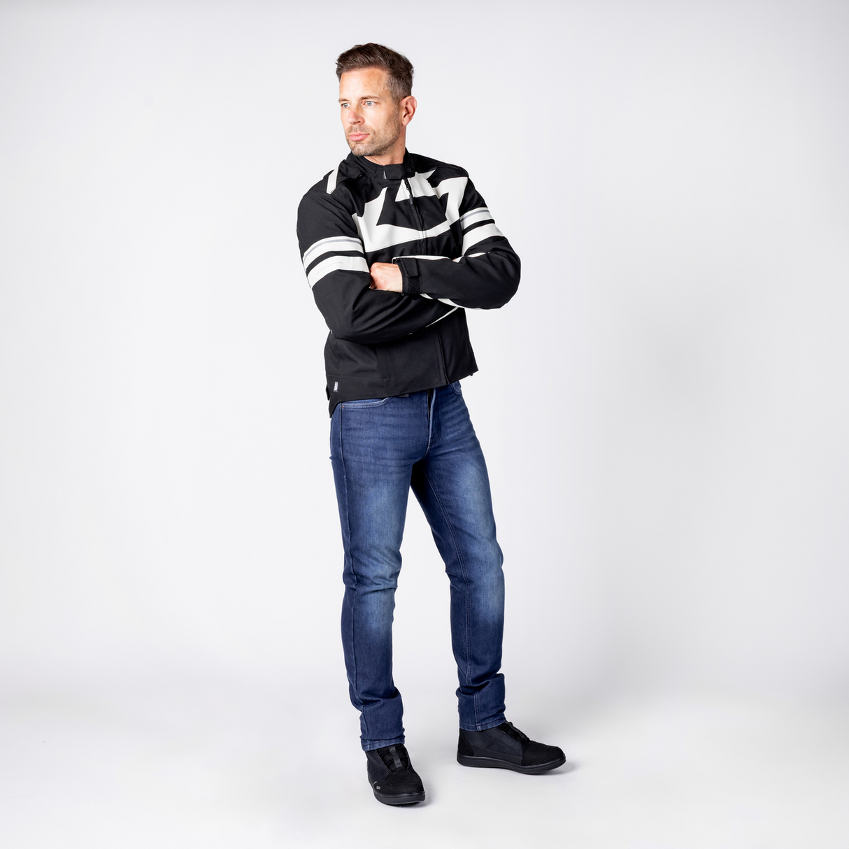 Rapid-STX 2.2 Laminatjacke - schwarz-cool grey iXS