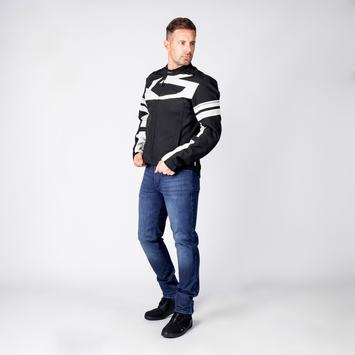 Rapid-STX 2.2 Laminatjacke - schwarz-cool grey iXS