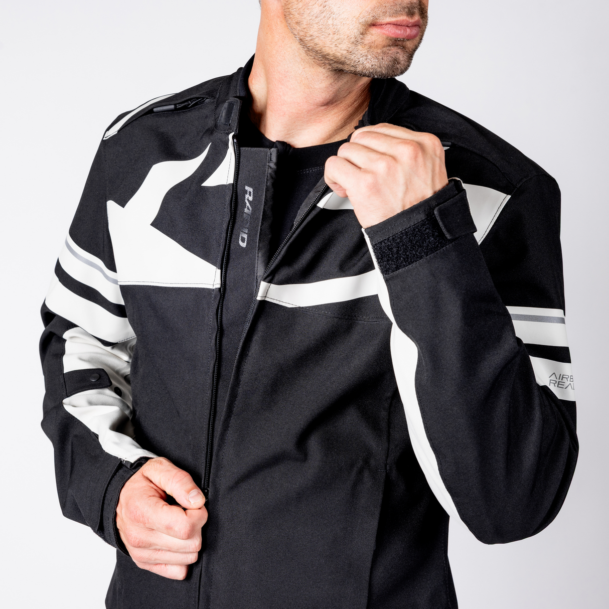 Rapid-STX 2.2 Laminatjacke - schwarz-cool grey iXS