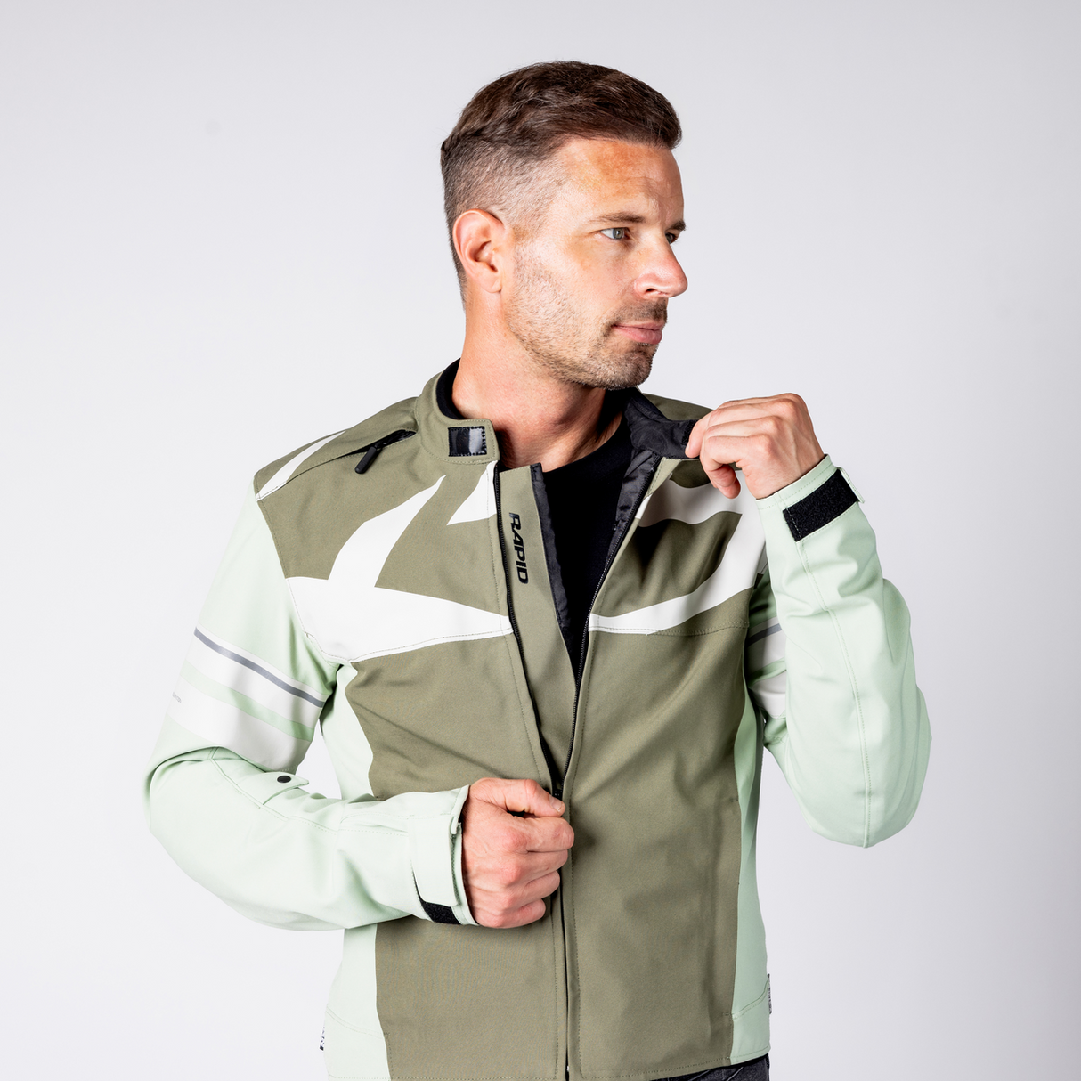 Rapid-STX 2.2 Laminatjacke - oliv-hellgrün