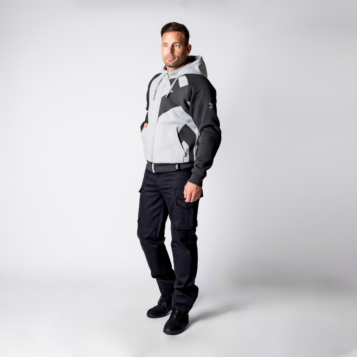 Rapid 1.0 Hoodie - cool grau-dunkelgrau