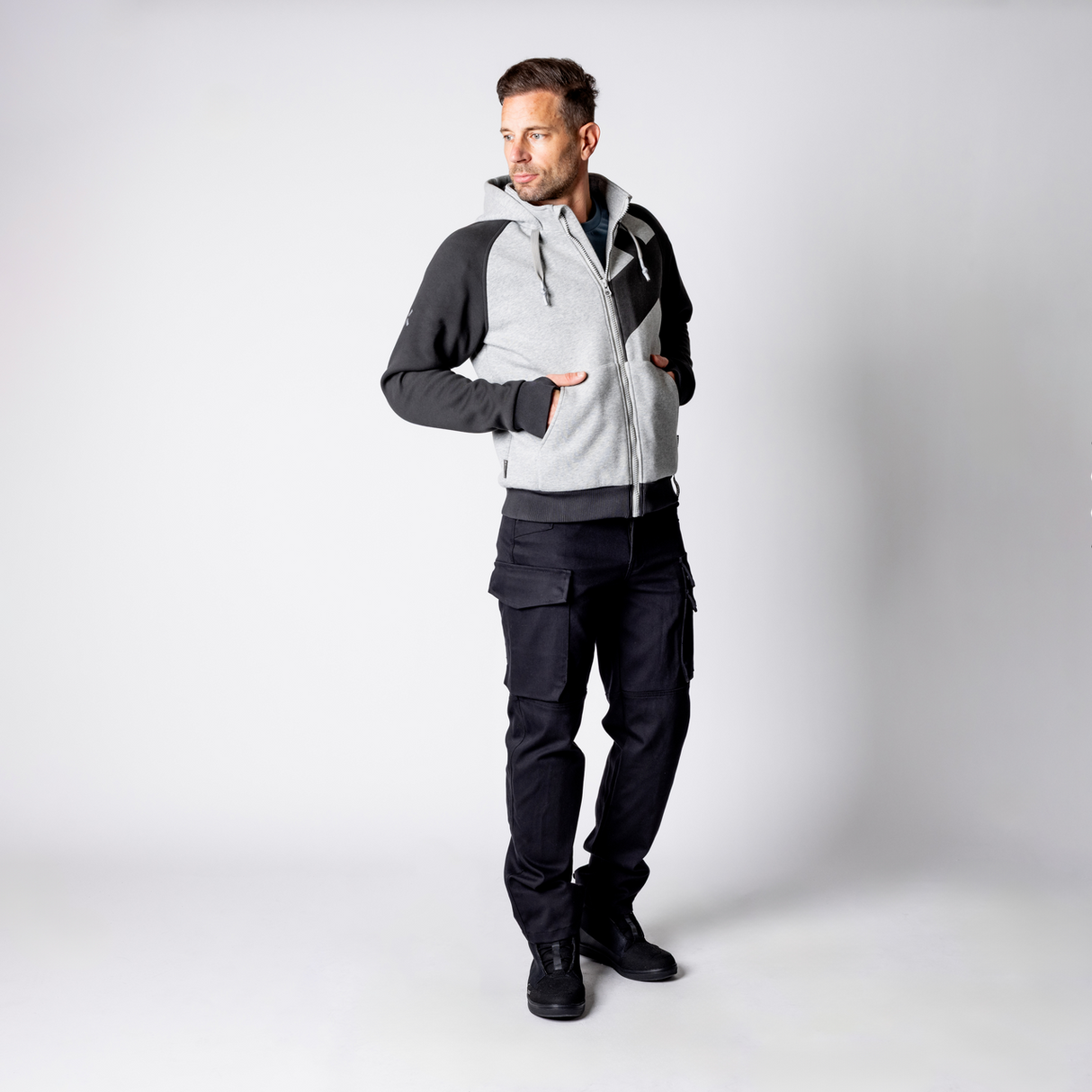 Rapid 1.0 Hoodie - cool grau-dunkelgrau