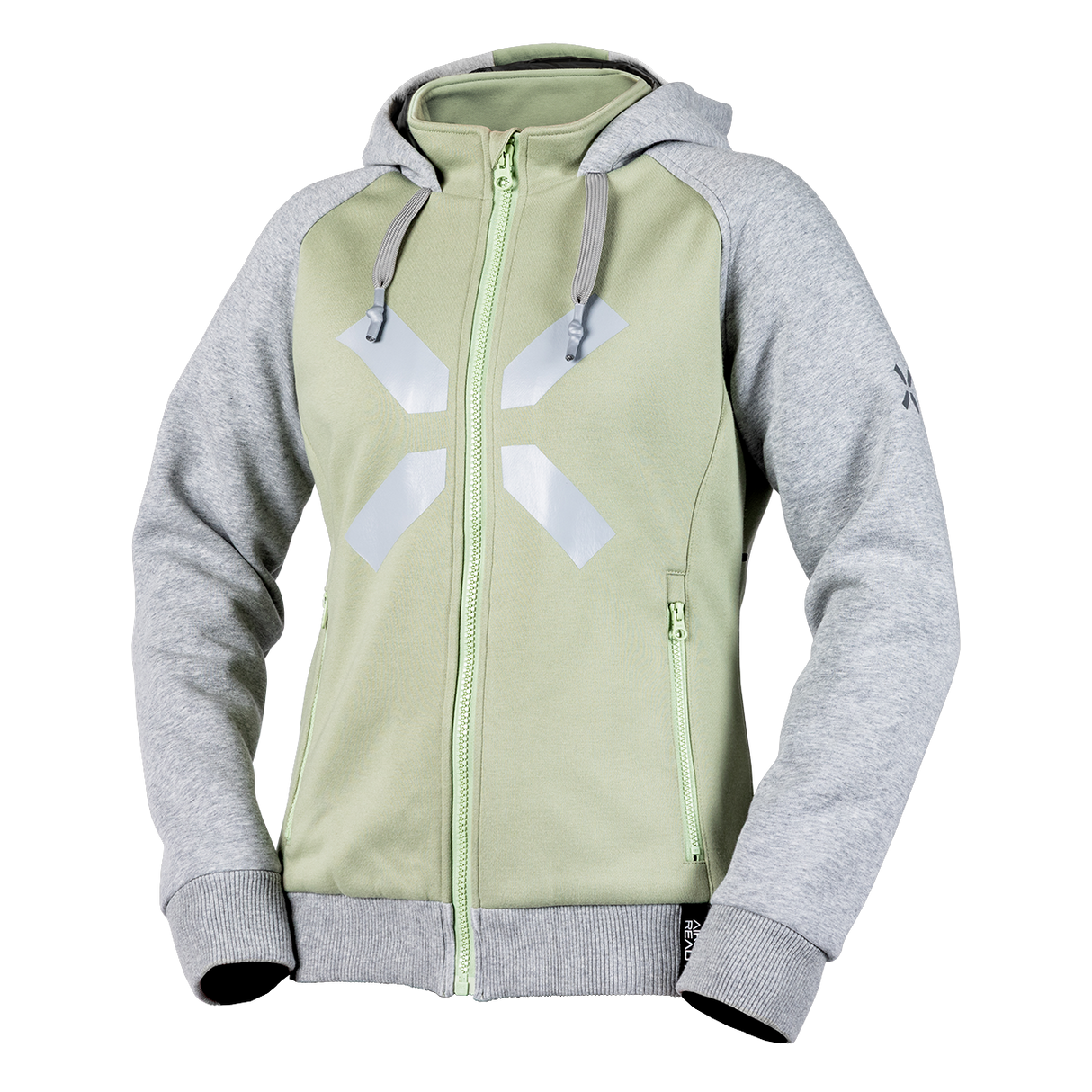 Rapid 1.0 WMS Hoodie - hellgrün-cool grey