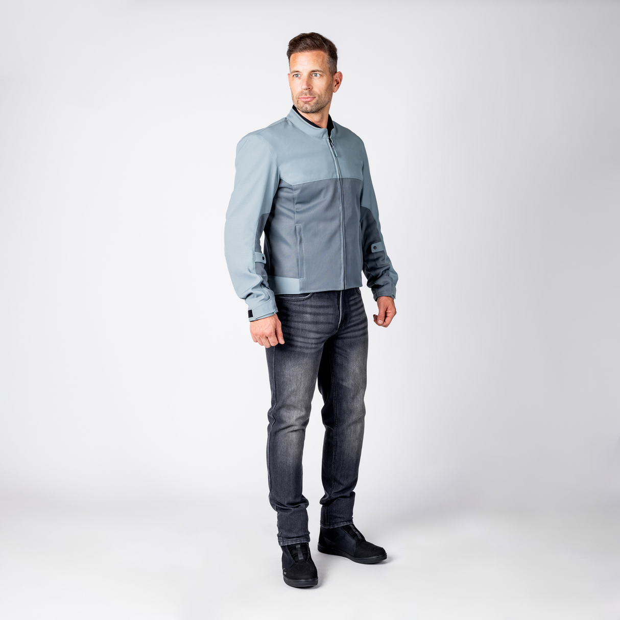 Rapid-BigAir 1.0 Jacke - blau grau iXS
