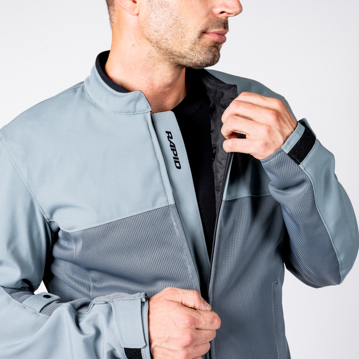 Rapid-BigAir 1.0 Jacke - blau grau iXS