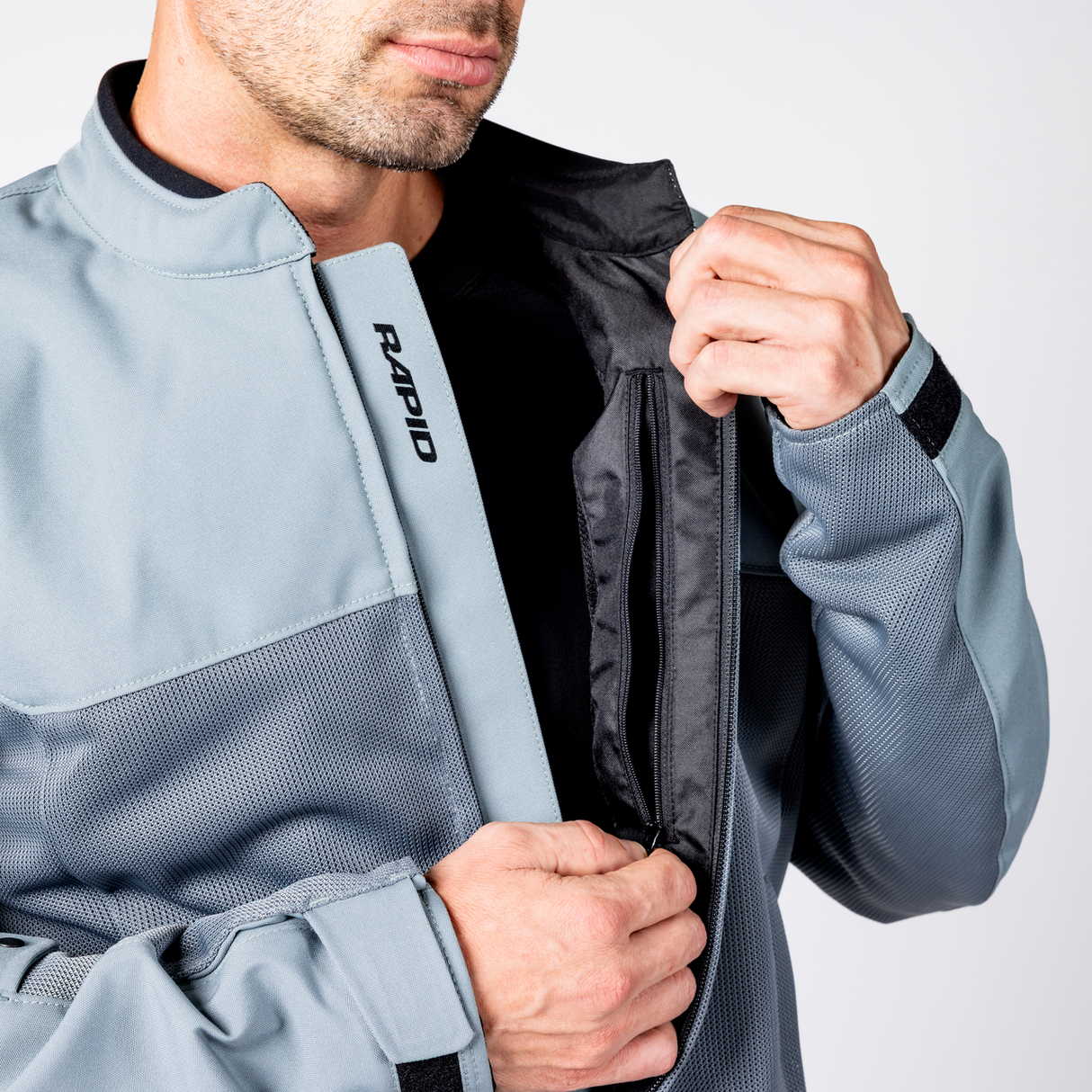 Rapid-BigAir 1.0 Jacke - blau grau iXS