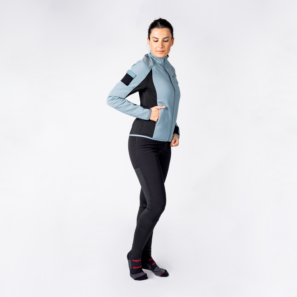 iXS-365-hybrid TMO 1.0 WMS Jacke - blau grau-schwarz-32