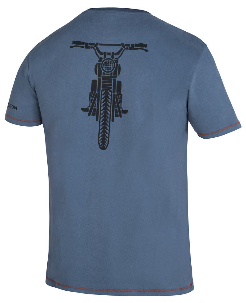 T-Shirt Motorcycle Passion - blau iXS