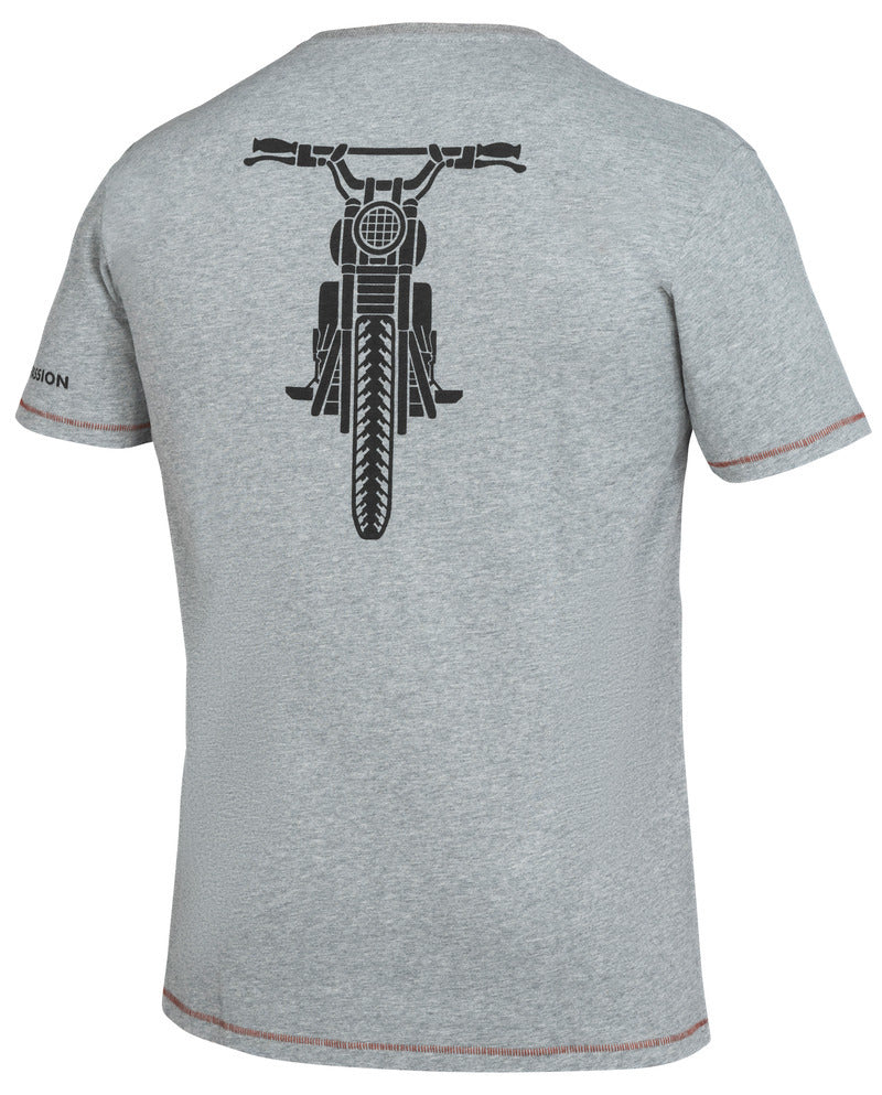 T-Shirt Motorcycle Passion - grau iXS