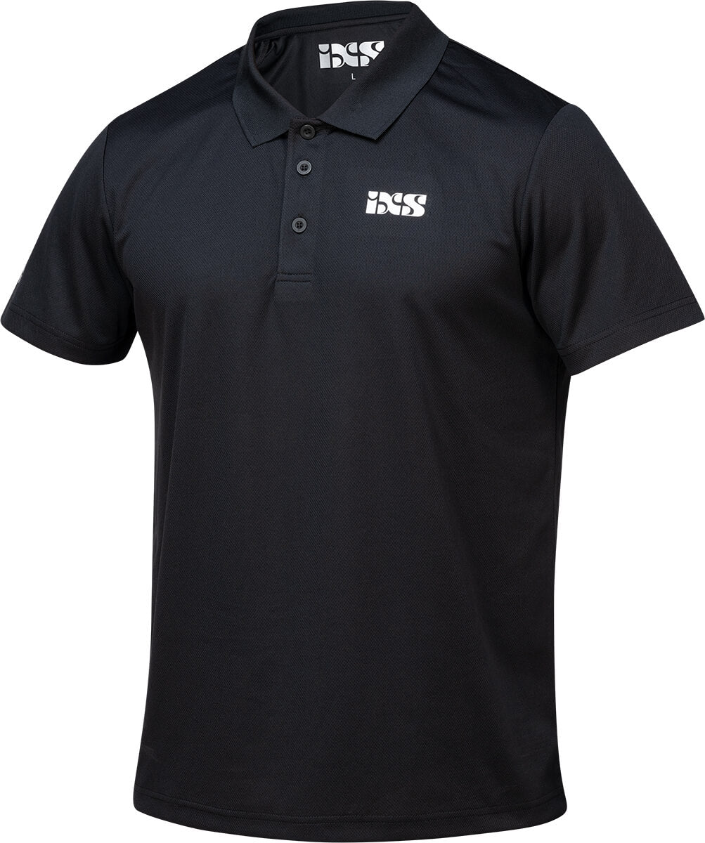 Team Polo-Shirt Active schwarz 2XL iXS