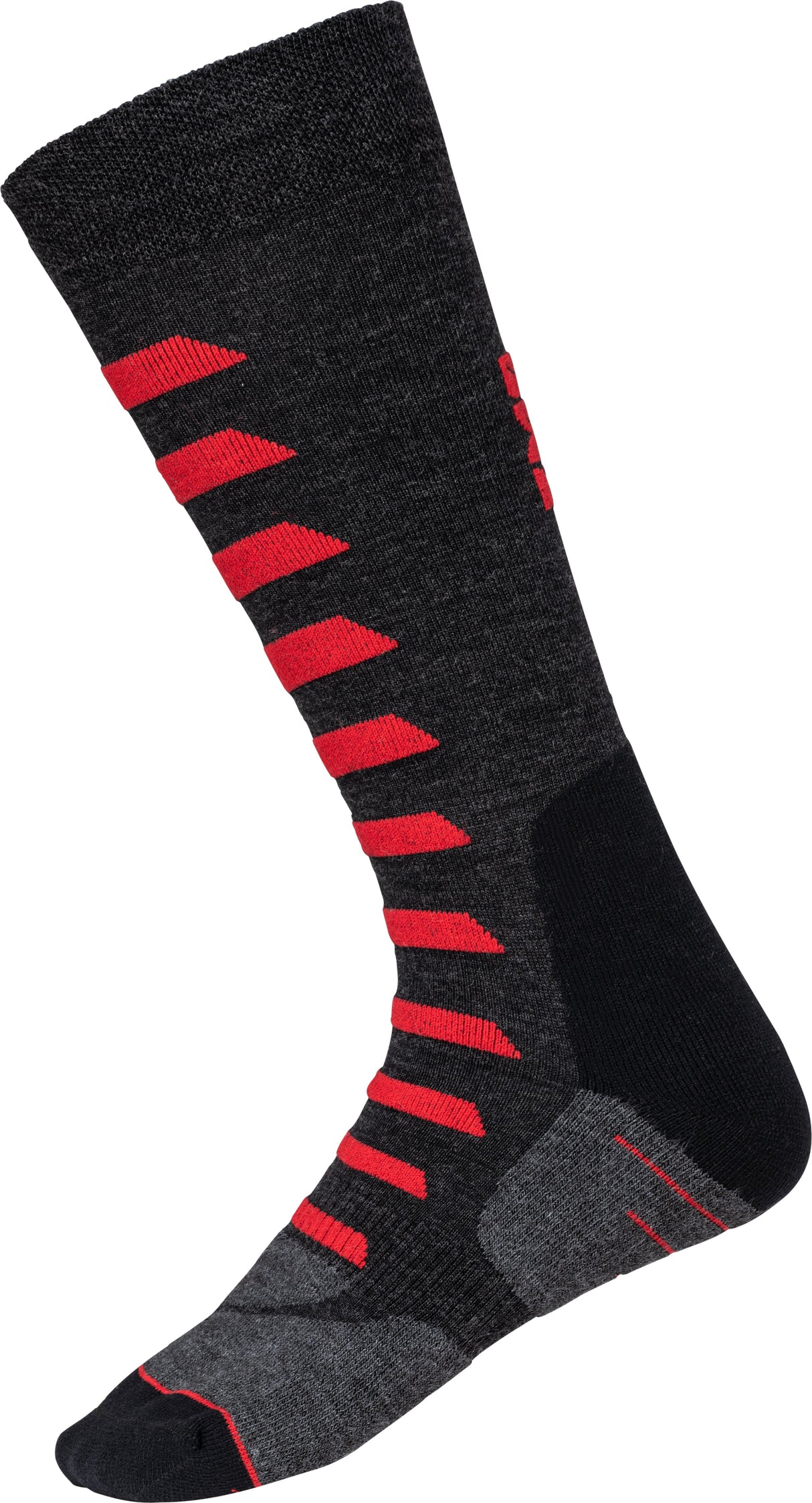 Socken Merino 365 - grau-rot iXS