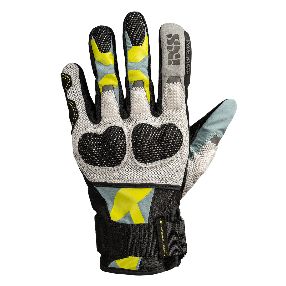 Damen Venture-Air 1.0 Handschuhe - schwarz-blau grau-lime yellow iXS
