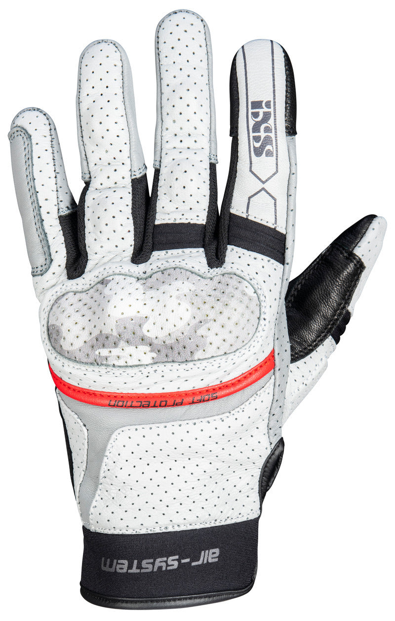 Tour Handschuh Desert-Air - hellgrau-schwarz-grau iXS