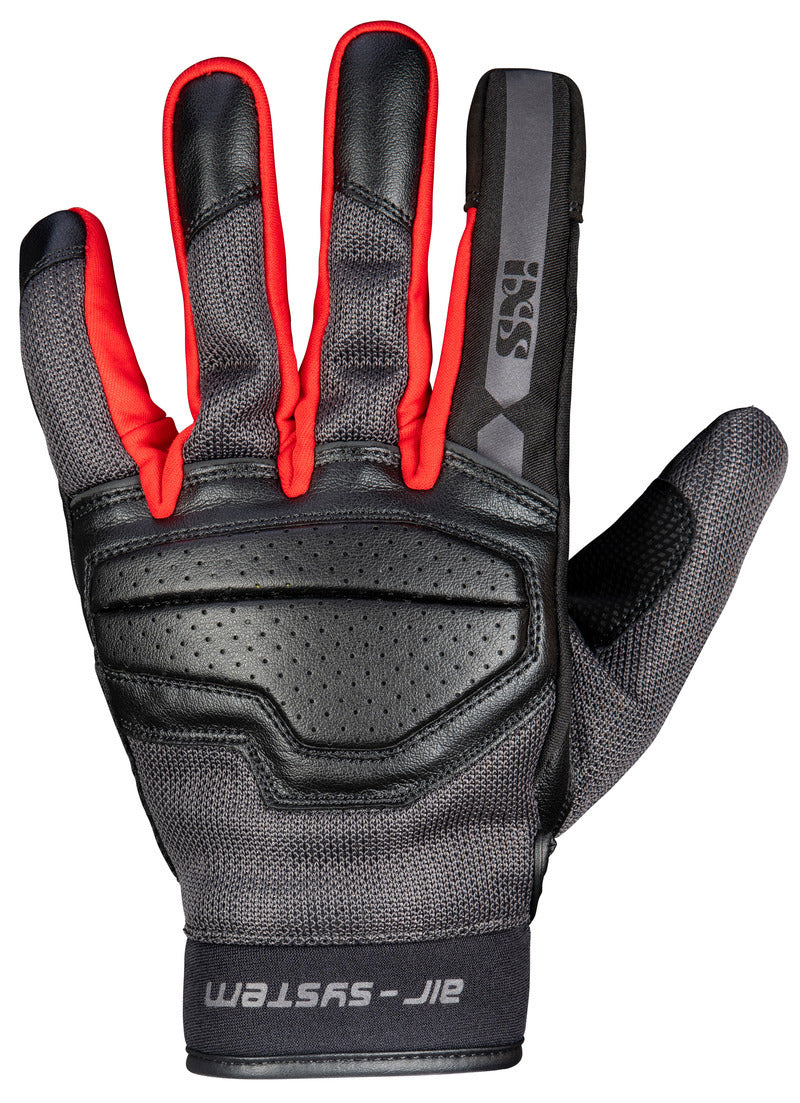 Classic Handschuh Evo-Air schwarz-dunkelgrau-rot iXS