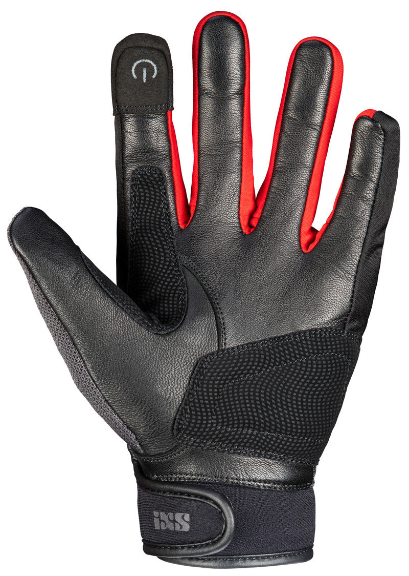 Classic Handschuh Evo-Air schwarz-dunkelgrau-rot iXS