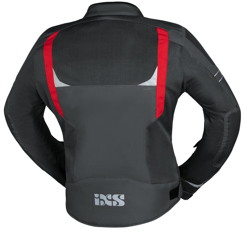Sport Jacke Trigonis-Air dunkelgrau-grau-rot iXS