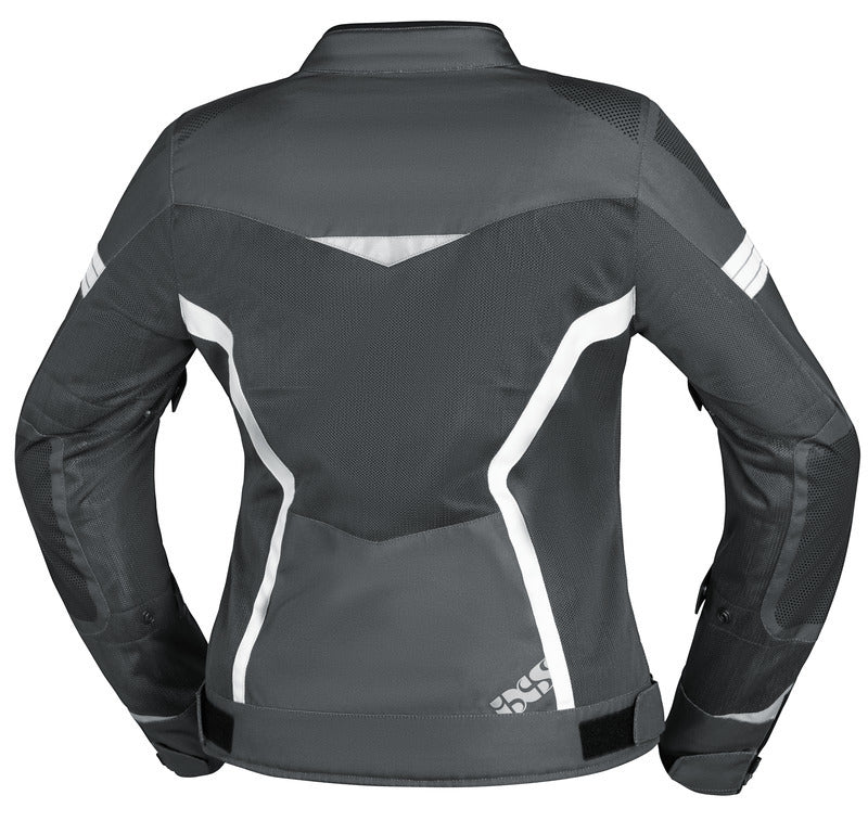 Sport Damen Jacke Trigonis-Air dunkelgrau-grau-weiss iXS