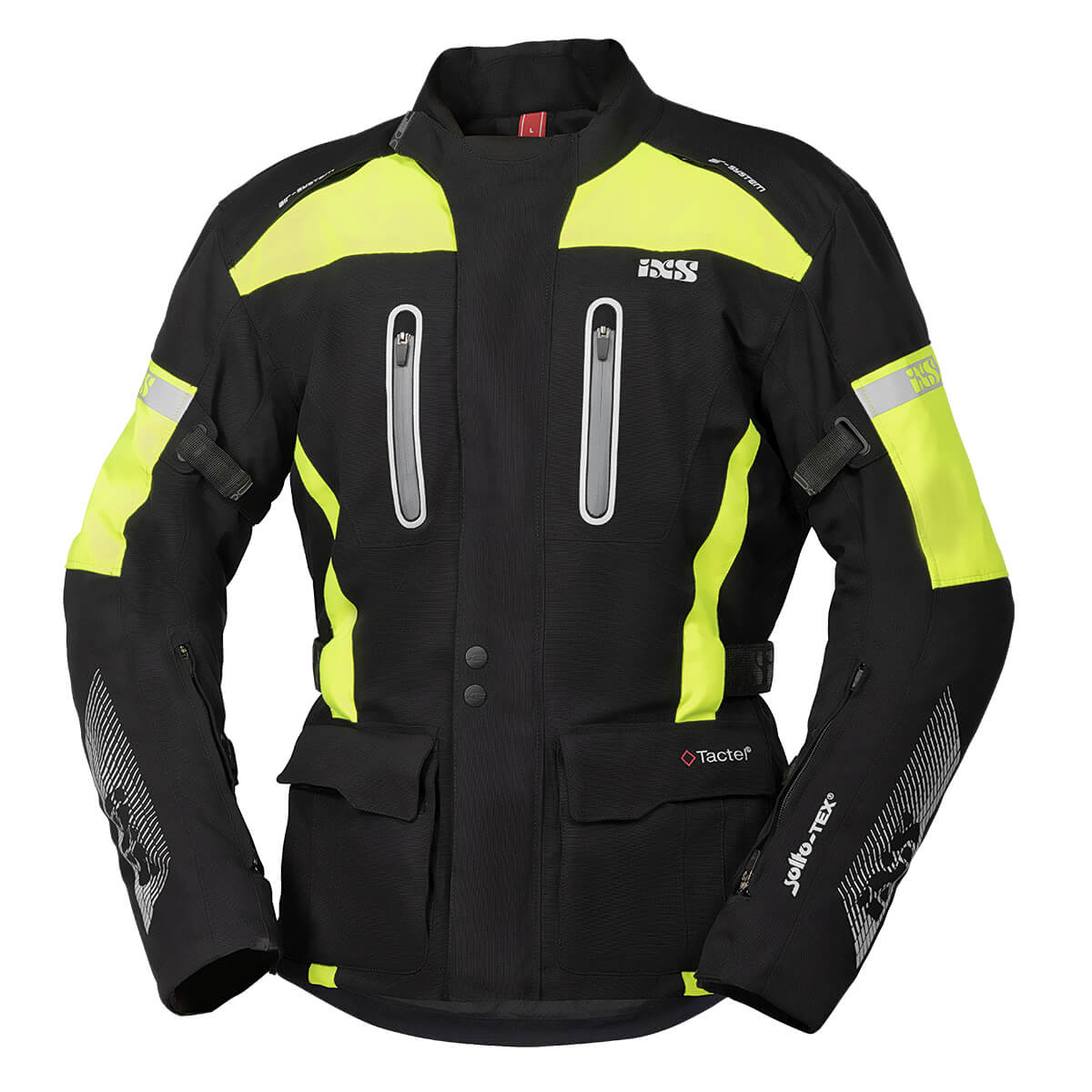 Tour Jacke Pacora-ST - schwarz-fluogelb iXS
