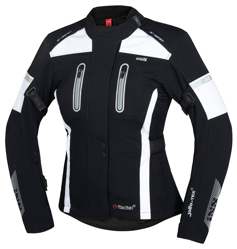 Tour Damen Jacke Pacora-ST schwarz-weiss iXS