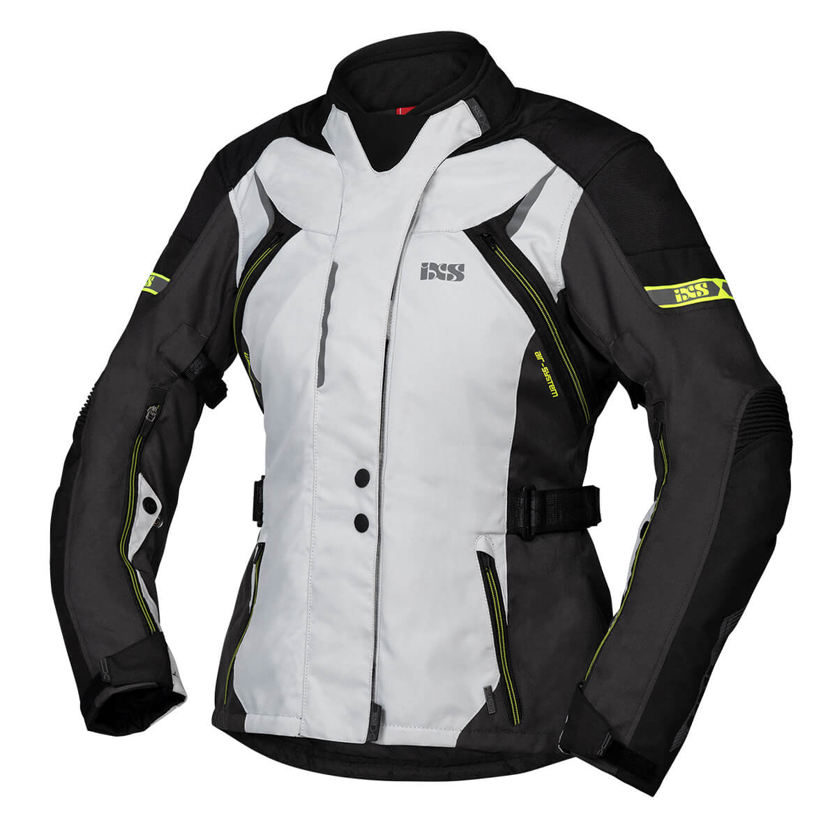 Damen Jacke Tour Liz-ST - grau-schwarz-gelb iXS