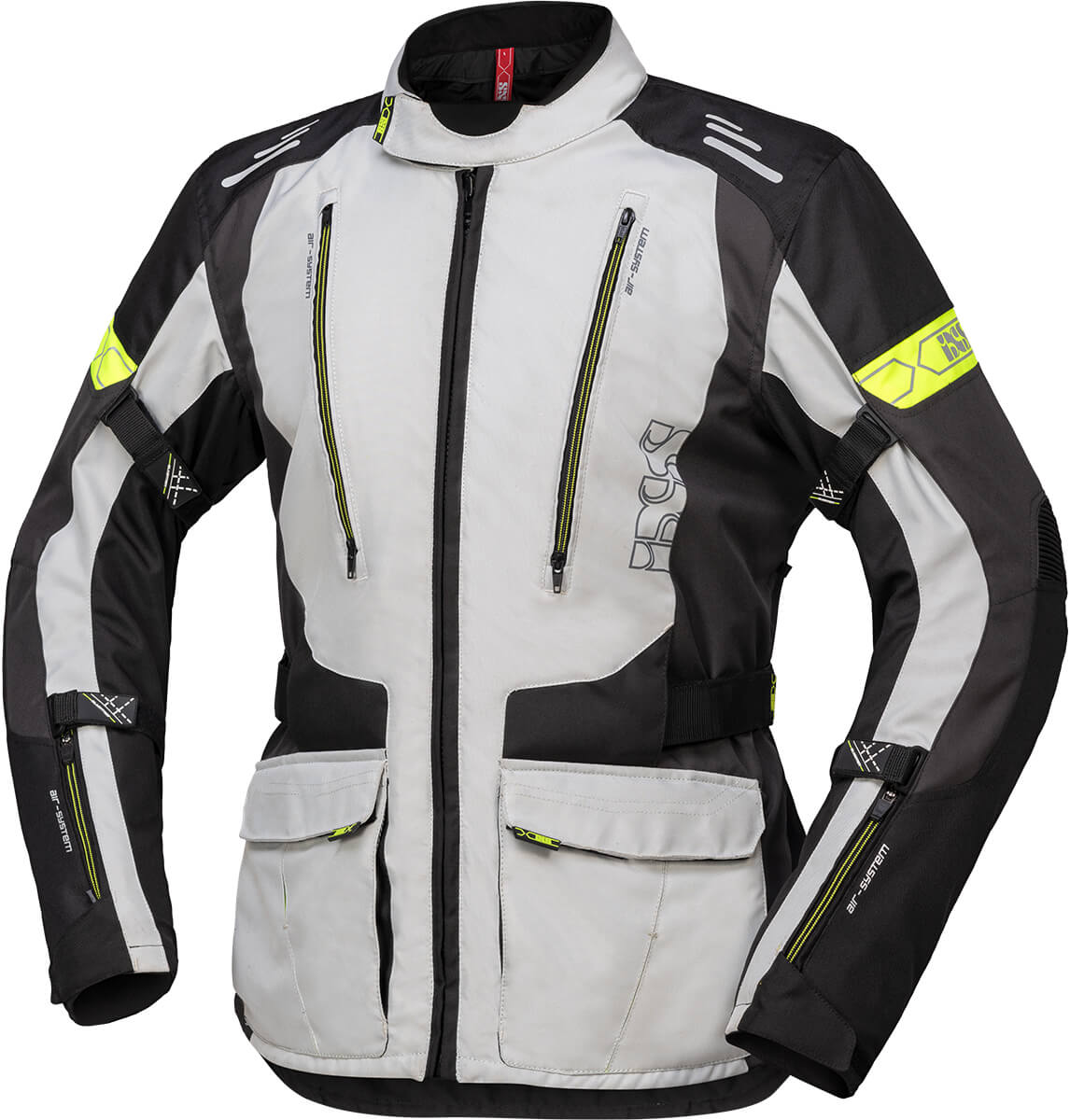 Tour Jacke Lorin-ST - grau-schwarz-gelb neon iXS