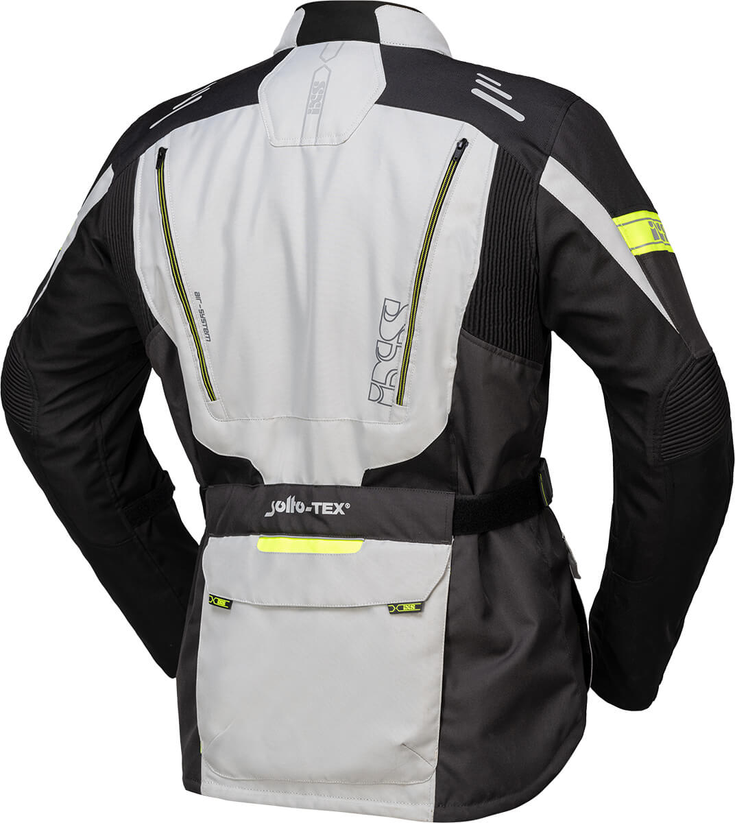 Tour Jacke Lorin-ST - grau-schwarz-gelb neon iXS