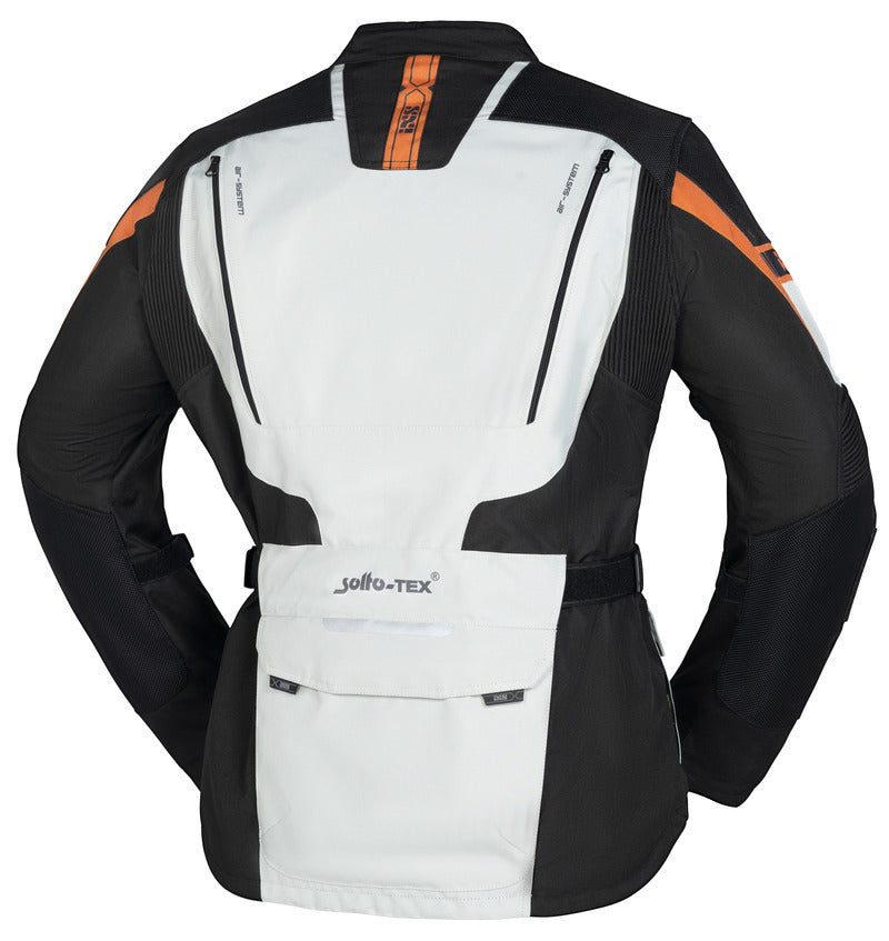 Tour Jacke Lennik-ST schwarz-hell grau-braun iXS