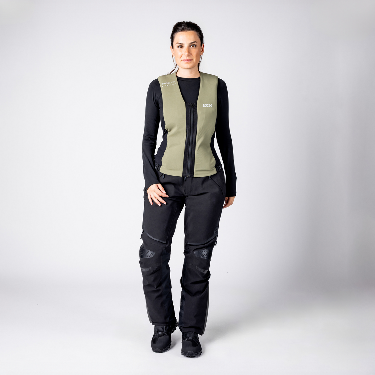 Airbag Weste IPRO 1.0 - oliv-schwarz