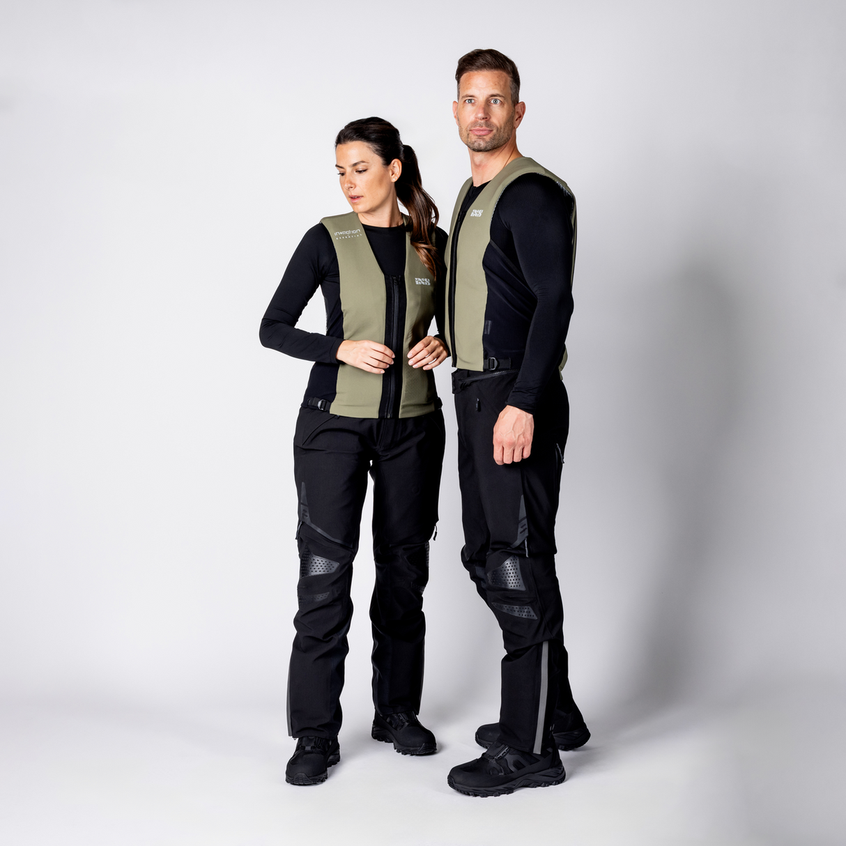 Airbag Weste IPRO 1.0 - oliv-schwarz