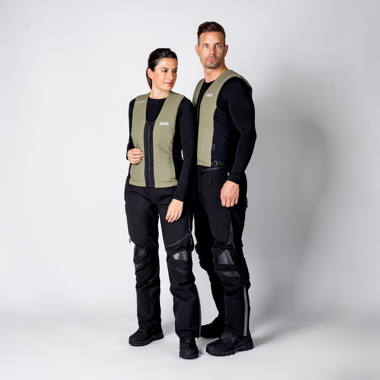 Airbag Weste IPRO 1.0 - oliv-schwarz