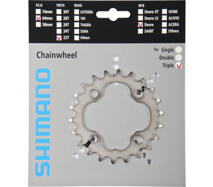 DEORE Kettenblätter FC-M532 - silber Shimano