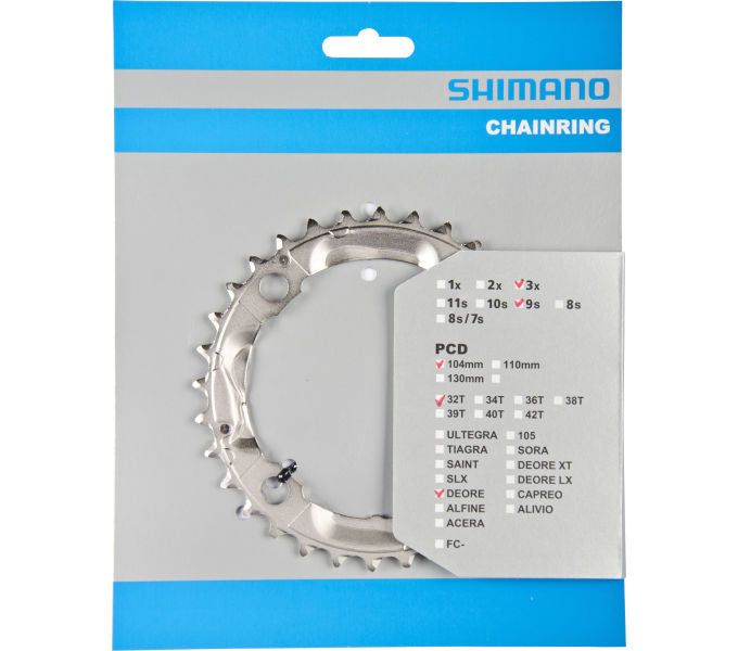 DEORE Kettenblätter FC-M532 - silber Shimano