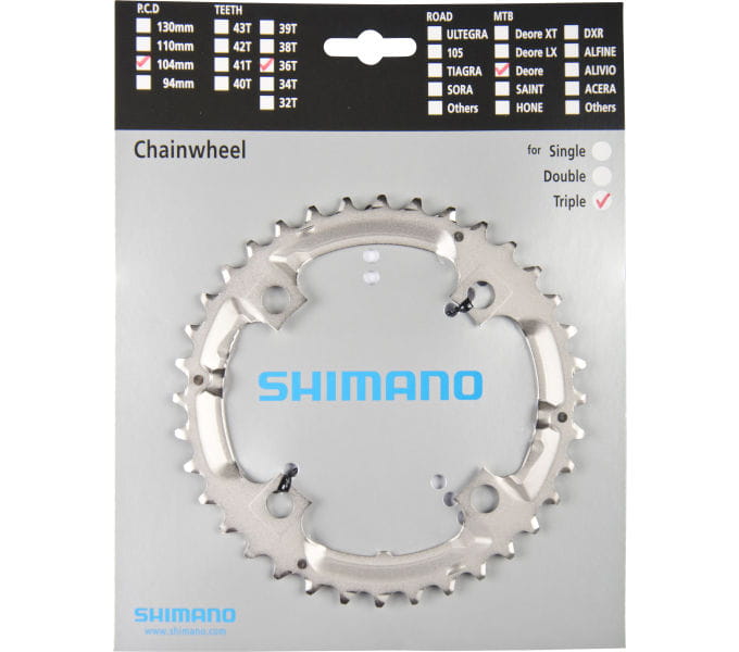 DEORE Kettenblätter FC-M532 - silber Shimano