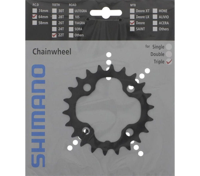 DEORE Kettenblatt FC-M590 - schwarz Shimano