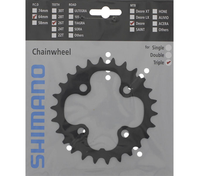DEORE Kettenblatt FC-M590 - schwarz Shimano