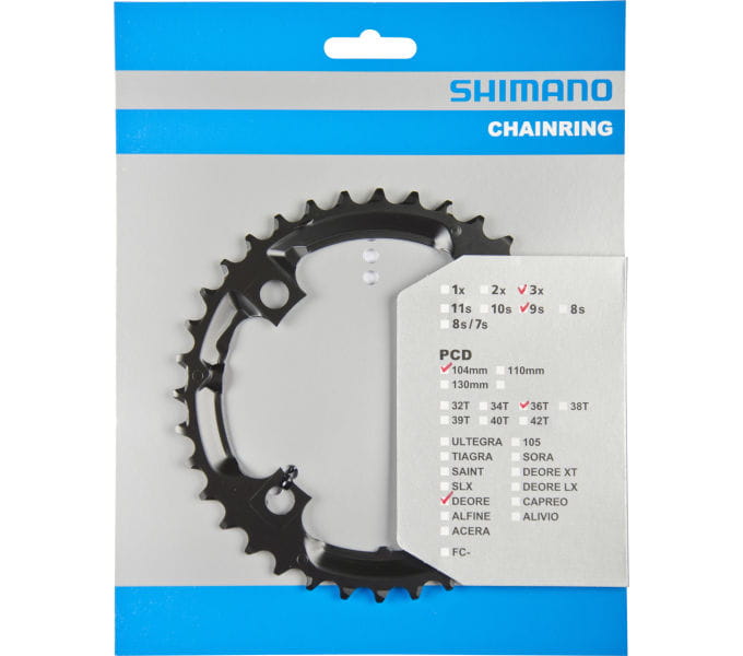 DEORE Kettenblatt FC-M590 - schwarz Shimano
