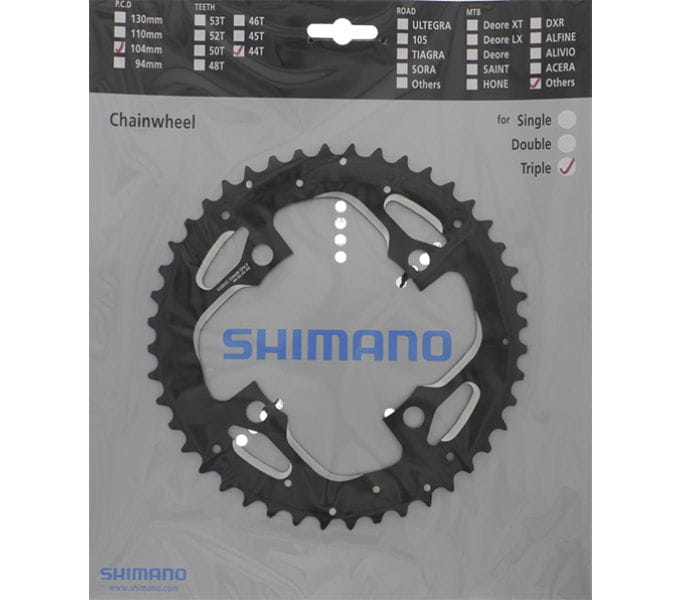 Trekking Kettenblatt FC-T551 für KSR - schwarz Shimano
