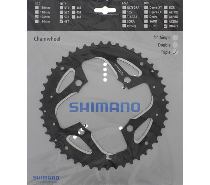 Trekking Kettenblatt FC-T551 - schwarz Shimano