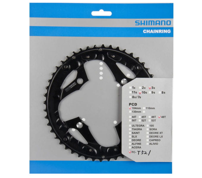 Trekking Kettenblatt FC-T521 - für Kettenschutz Shimano