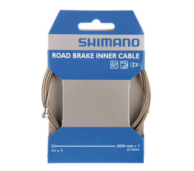 Road brake cable stainless steel - 2050 mm