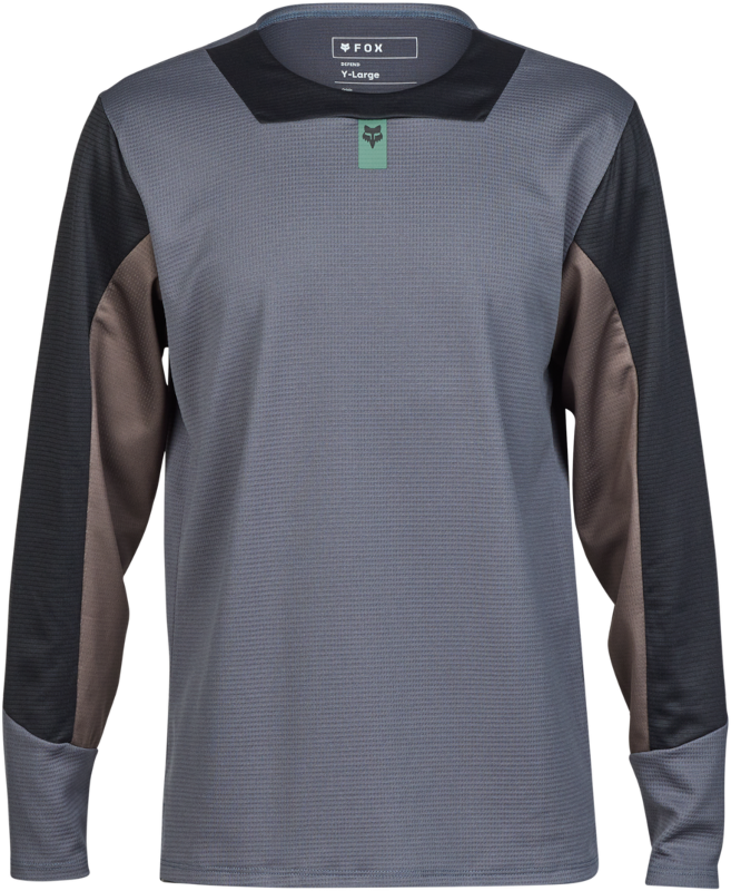 Youth Defend Long Sleeve Jersey - Graphite