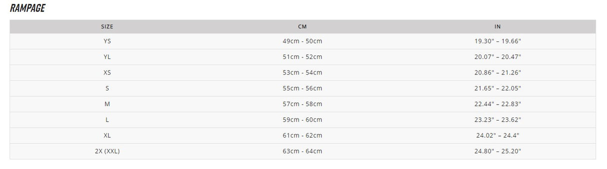 Youth Rampage Helmet CE-CPSC Black/Black