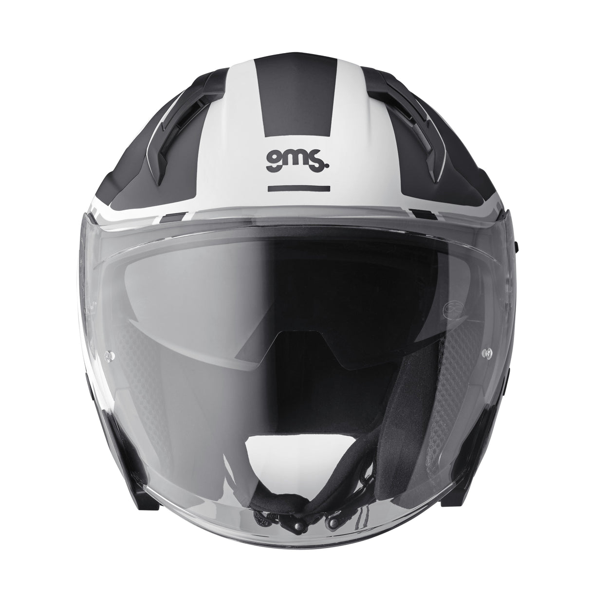 Jethelm Vectus Graphic matt-schwarz-weiss