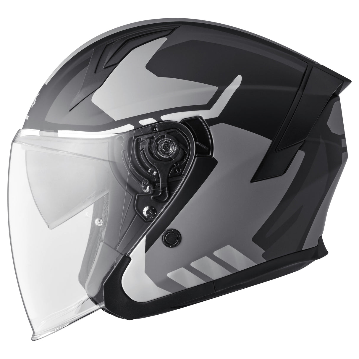Jethelm Vectus Graphic matt-schwarz-grau