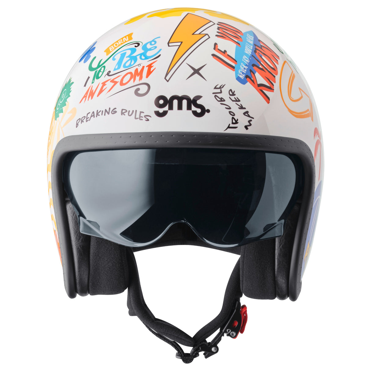 Jethelm Ride & Surf weiss-gelb-blau summer vibes