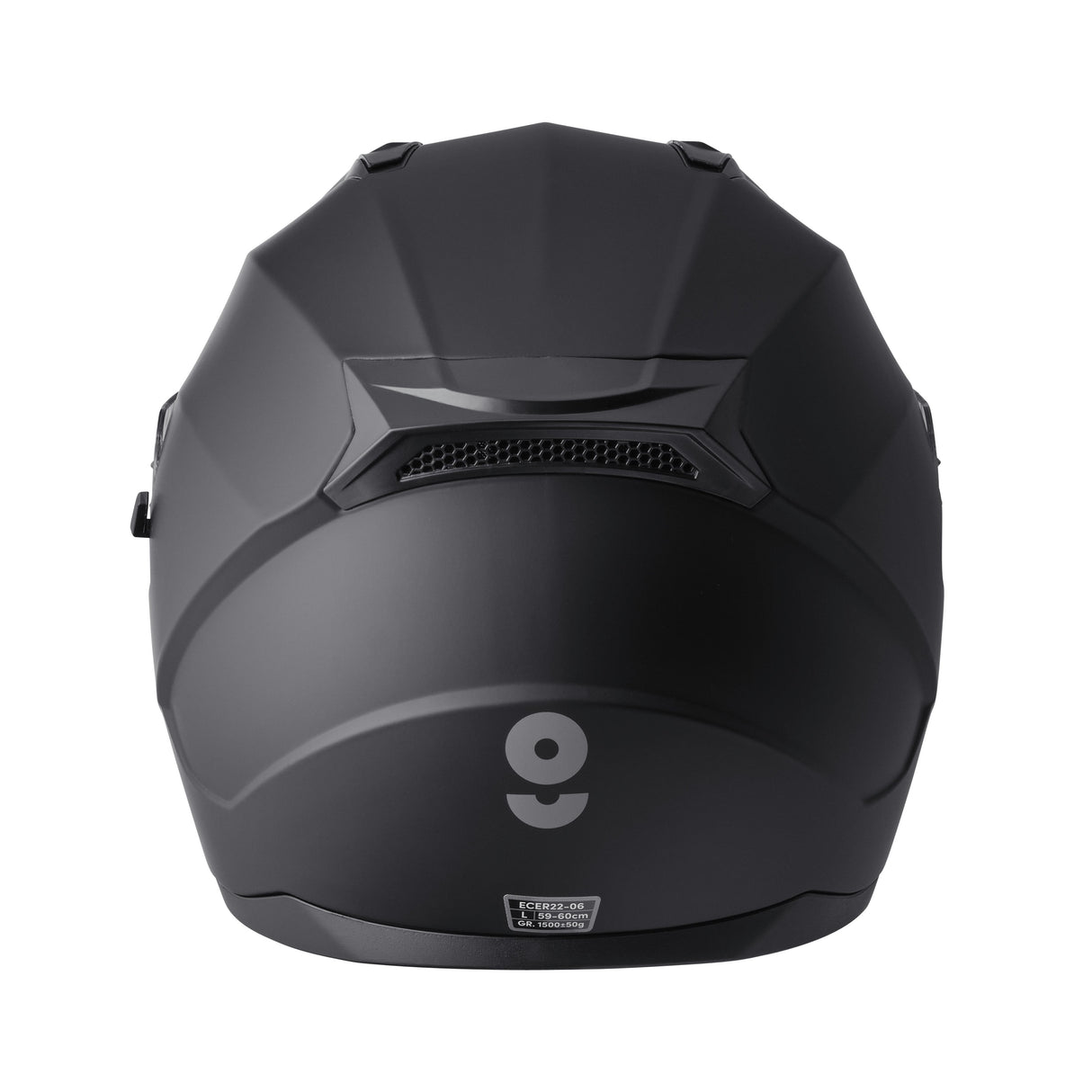 Integralhelm Hexago matt schwarz