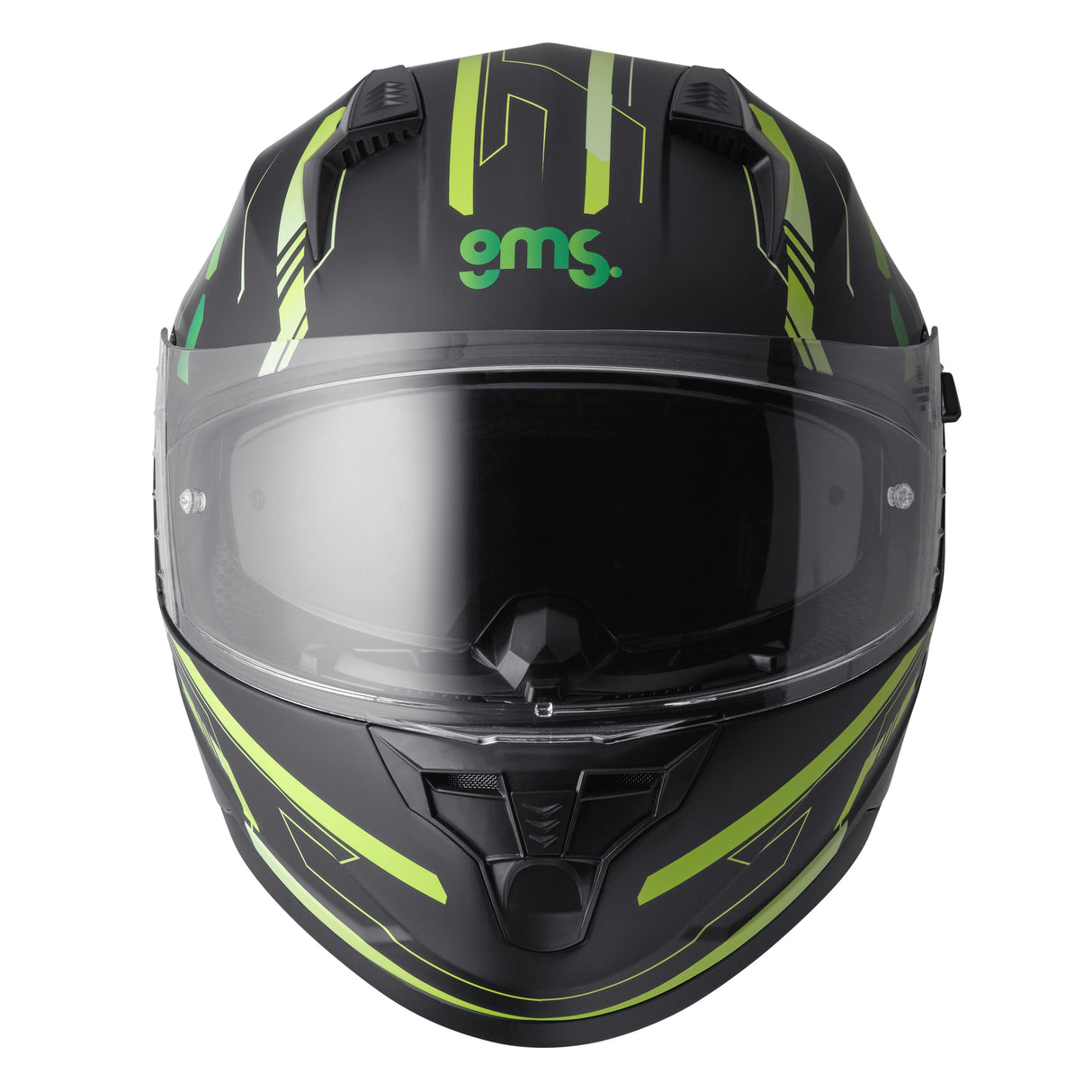 Integralhelm Hexago Graphic matt-grün
