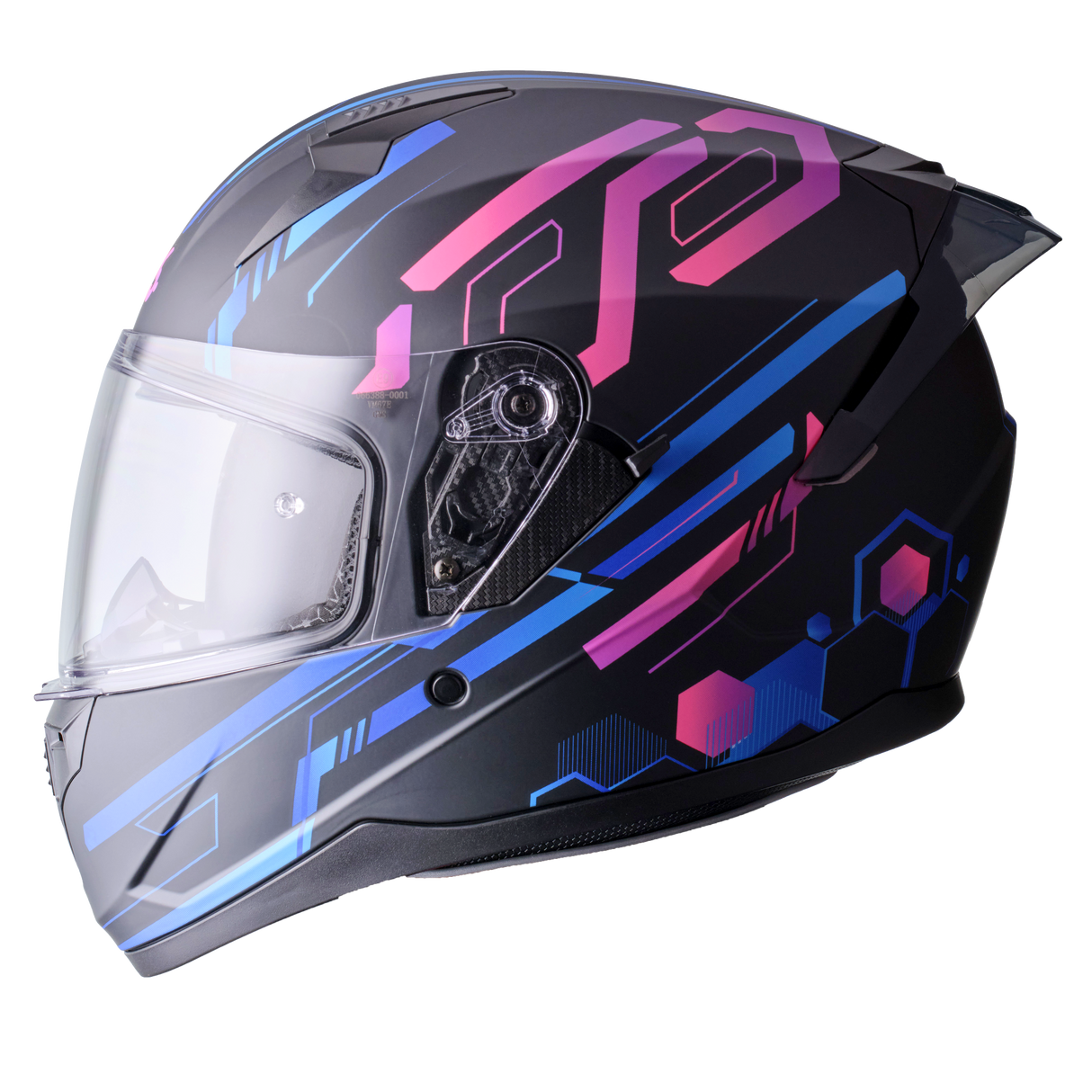 Zusatzspoiler Integralhelm Hexago