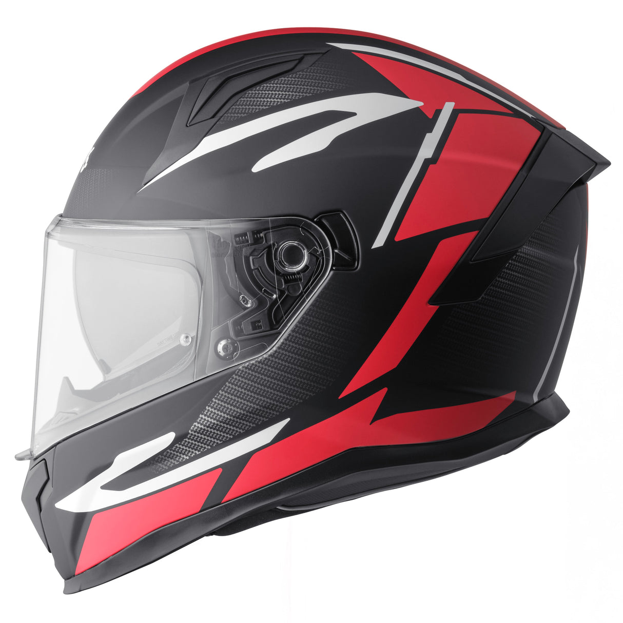 Integralhelm Velox Graphic matt schwarz-rot
