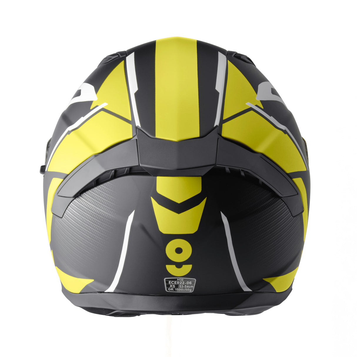 Integralhelm Velox Graphic matt schwarz-gelb